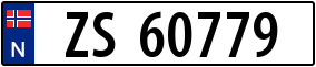 Truck License Plate